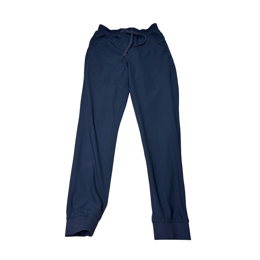 Birddogs Mens Navy Blue Lined Joggers Pants S W27 L30 Drawstring Elastic Waist